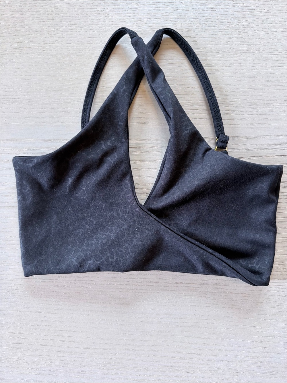 Five Dancewear Twisted Bra - Black Leopard - CXL
